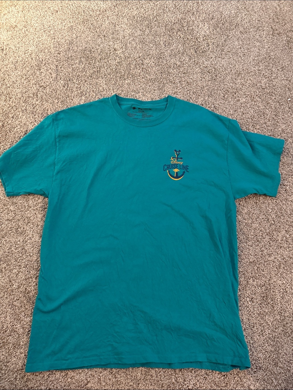 Disney Teal Cruise Line Short-Sleeve Men’s T-Shirt